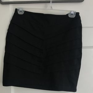 Black pencil skirt